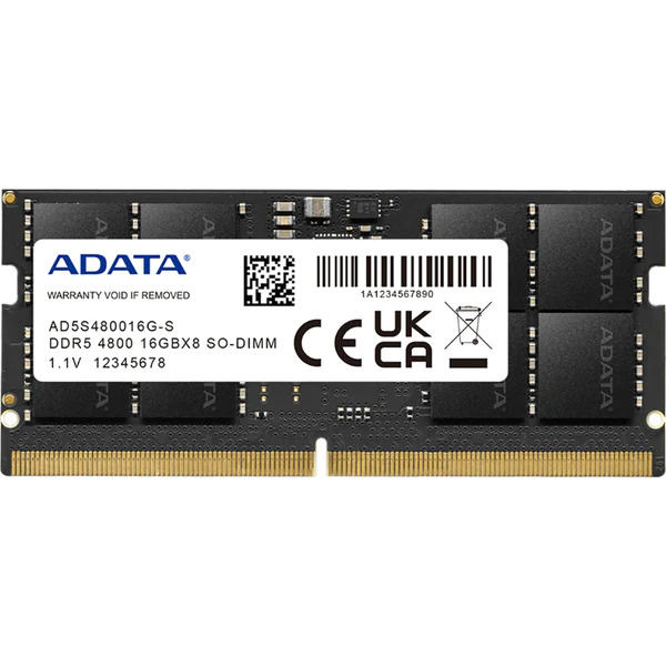 Memorie notebook a-data ad5s480016g-s 16gb ddr5 4800mhz