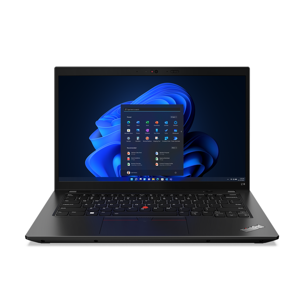 Notebook Lenovo thinkpad l14 gen 3 14 full hd intel core i7-1255u ram 16gb ssd 512gb windows 11 dg windows 10 pro negru