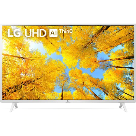 Televizor led lg smart tv 43uq76903le 108cm 4k ultra hd alb