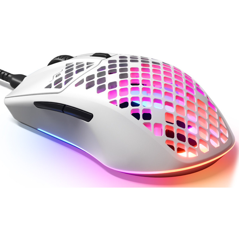 Mouse gaming steelseries aerox 3 (2022) snow edition