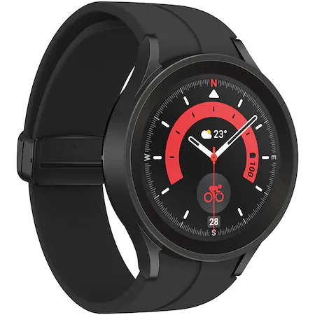 Smartwatch samsung galaxy watch 5 pro r925 45 mm lte titanium negru