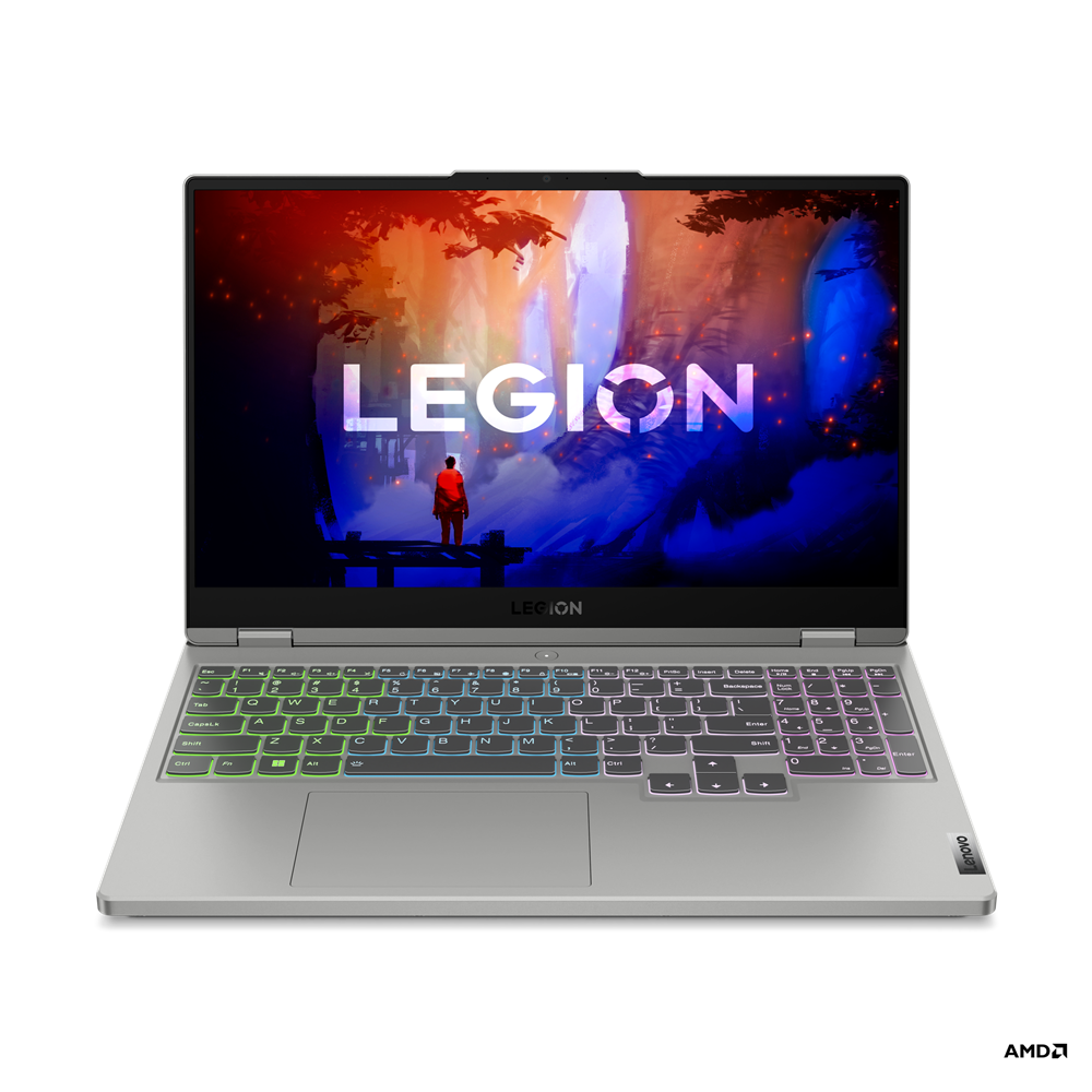 Notebook Lenovo Legion 5 15ARH7H 15.6" Full HD 144Hz AMD Ryzen 7 6800H RTX 3060-6GB RAM 16GB SSD 512GB No OS Cloud Grey