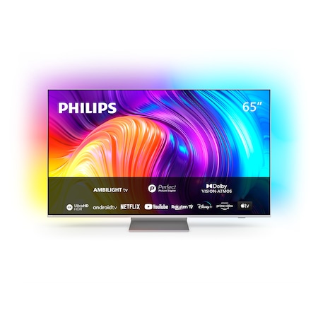 Televizor led philips smart tv 65pus8807/12 164cm 4k ultra hd argintiu