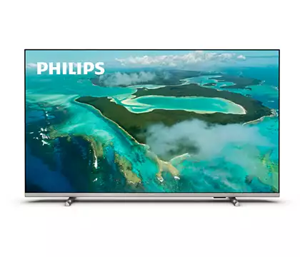 Televizor led philips smart tv 50pus7657/12 126cm 4k ultra hd argintiu