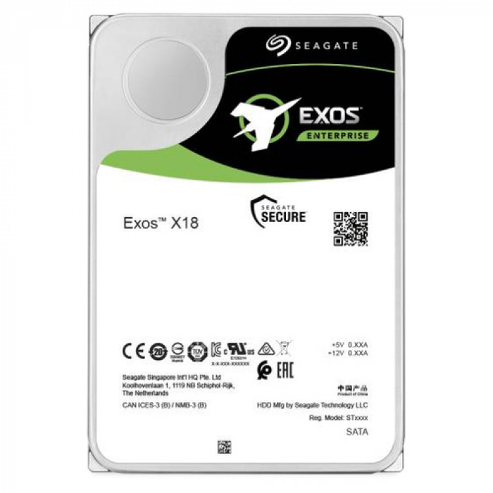 Hard disk desktop seagate exos x18 sed-fips 12tb sas