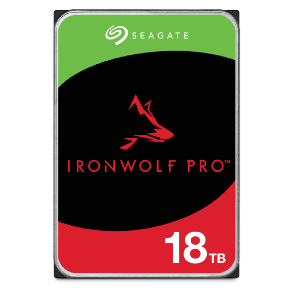 Hard disk desktop seagate ironwolf pro 18tb 7200rpm helium wrl 550 sata iii