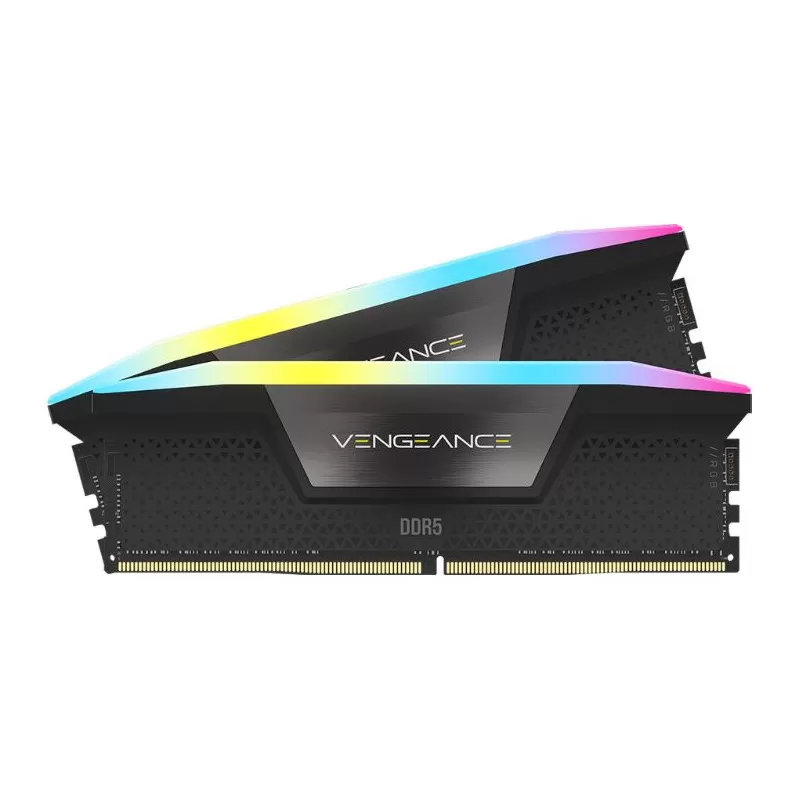 Memorie Desktop Corsair Vengeance RGB 32GB(2 x 16GB) DDR5 5200Mhz Black
