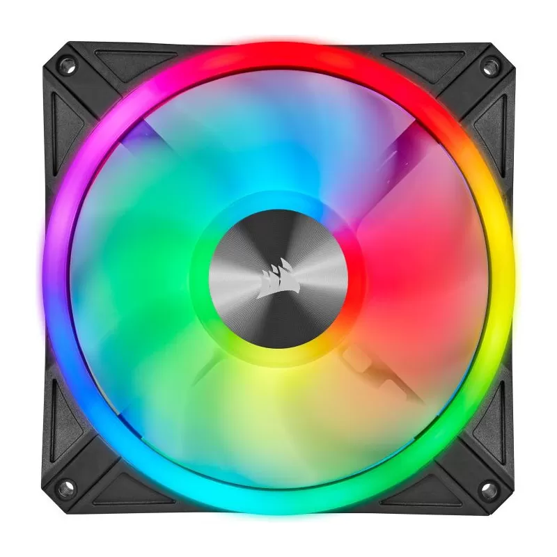 Ventilator Corsair iCUE QL140 RGB 140mm PWM Black Single Fan