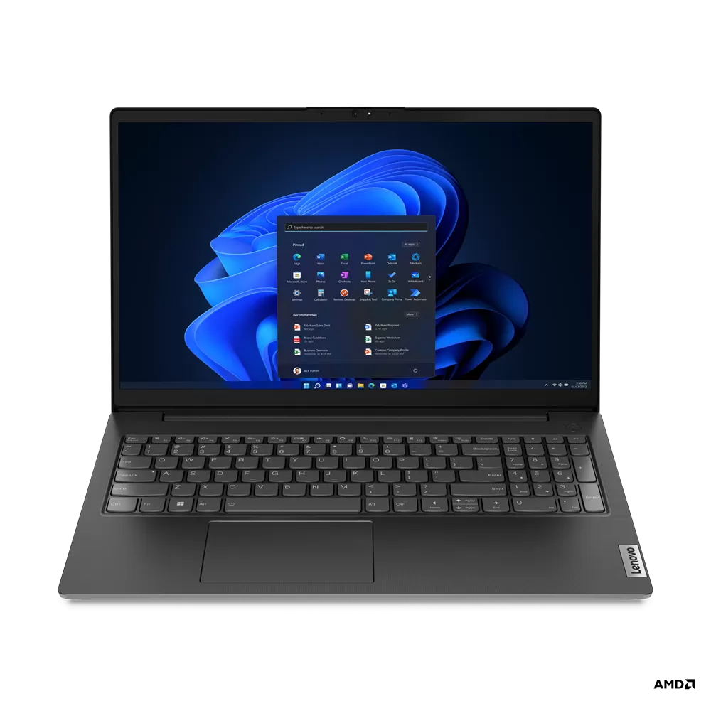 Notebook Lenovo v15 g3 aba 15.6 full hd amd ryzen 5 5625u ram 8gb ssd 512gb no os negru