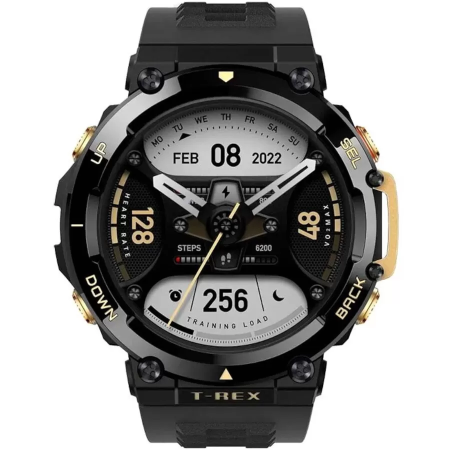 Smartwatch amazfit t-rex 2 astro black & gold