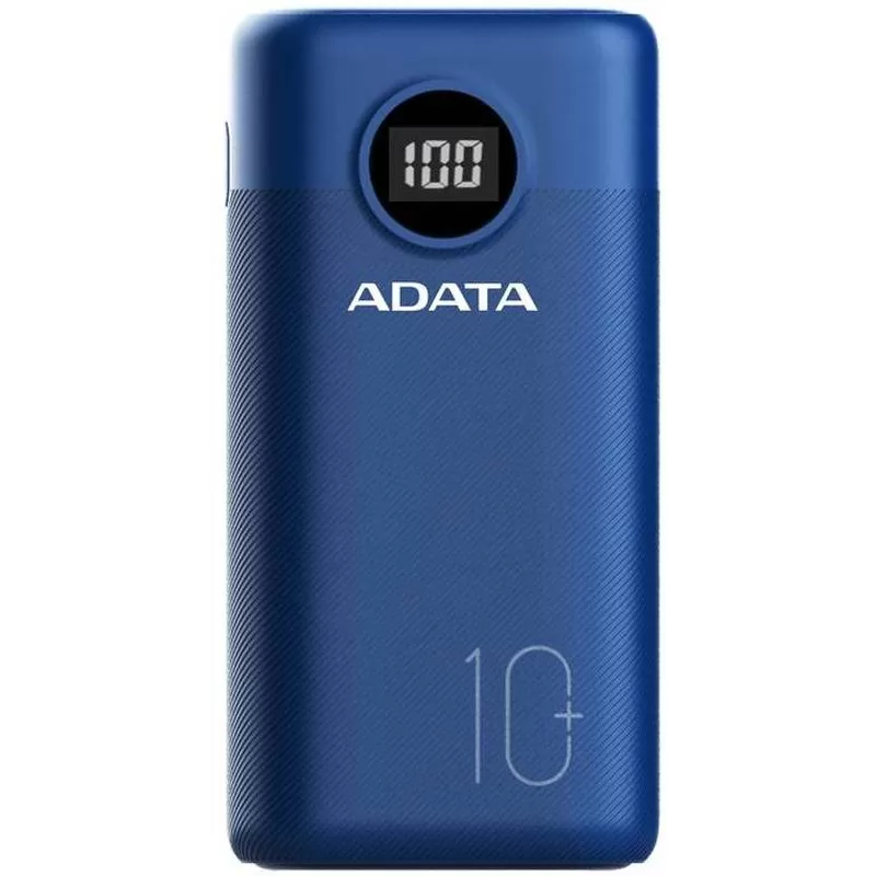 Baterie portabila a-data p10000qcd 10000mah albastru