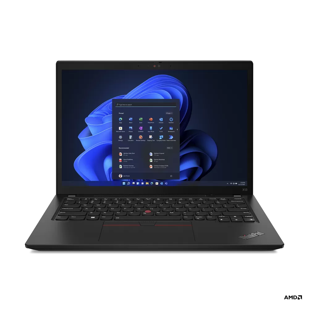 Notebook Lenovo thinkpad x13 gen 3 13.3 wqxga amd ryzen 7 pro 6850u ram 16gb ssd 512gb windows 11 dg windows 10 pro negru