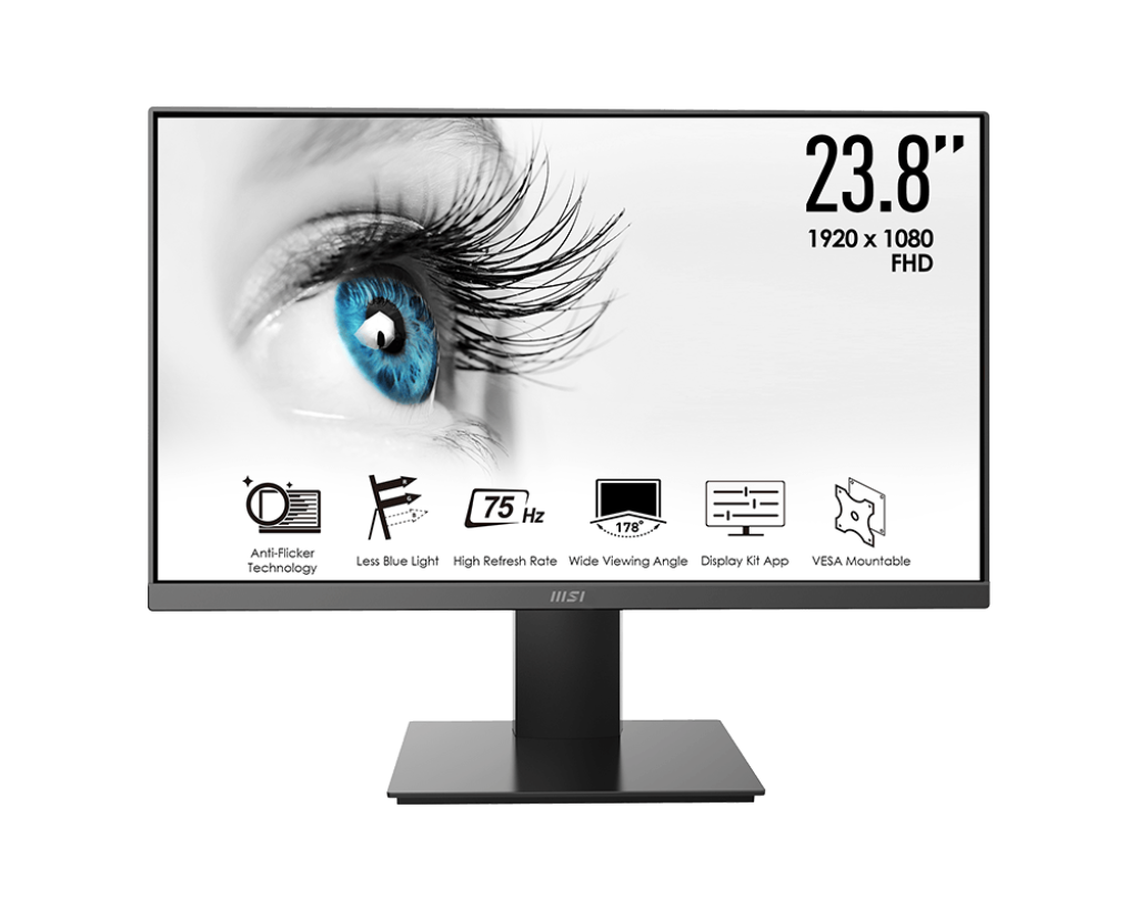 Monitor LED MSI PRO MP241X 23.8" Full HD 4ms Negru