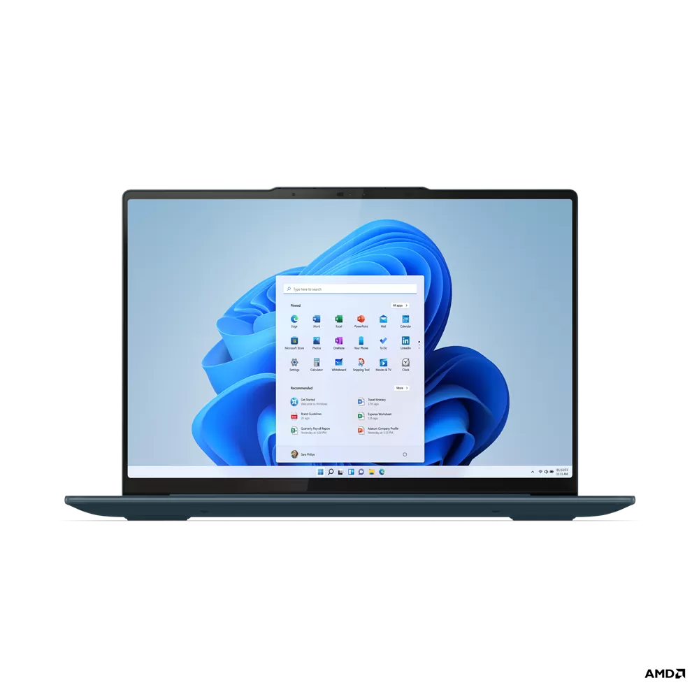Ultrabook Lenovo Yoga Pro 7 14ARP8 14.5" 2.5K AMD Ryzen 7 7735HS RAM 16GB SSD 1TB No OS Tidal Teal