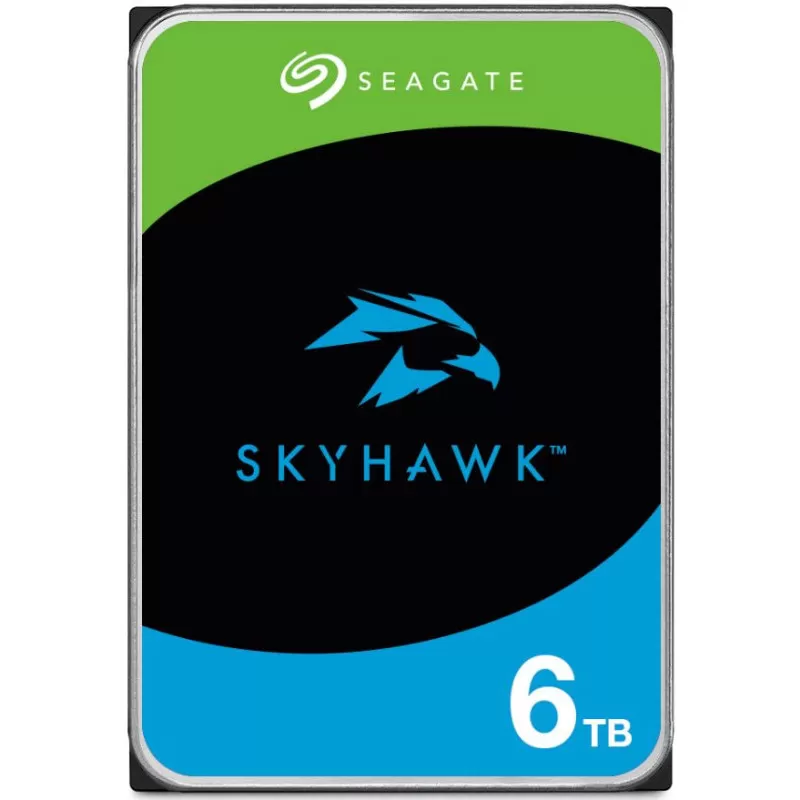 Hard disk desktop seagate skyhawk 6tb 5400rpm 256mb sata iii