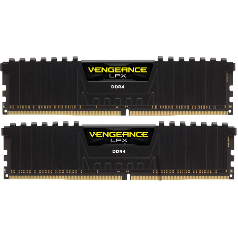 Memorie Desktop Corsair Vengeance LPX 16GB(2 x 8GB) DDR4 2666Mhz CL16 AMD Ryzen Black