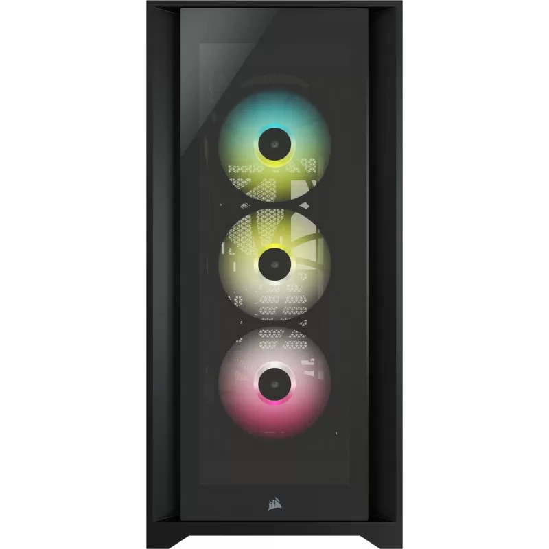 Carcasa PC Corsair iCUE 5000X RGB Tempered Glass Black