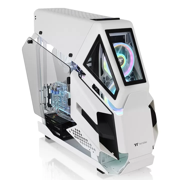 Carcasa pc thermaltake ah t600 tempered glass snow edition
