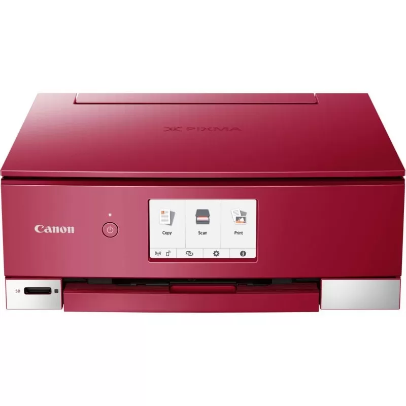Multifunctional inkjet color canon pixma ts8350a red