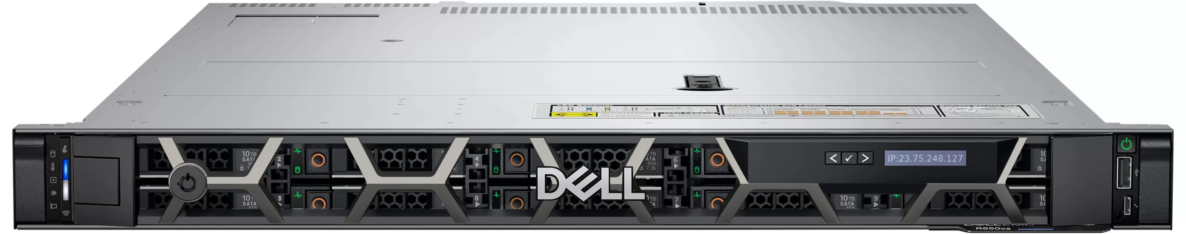 Server dell poweredge r650xs intel xeon silver 4309y 16gb ram 960gb ssd perc h755 8xsff 800w dual hotplug