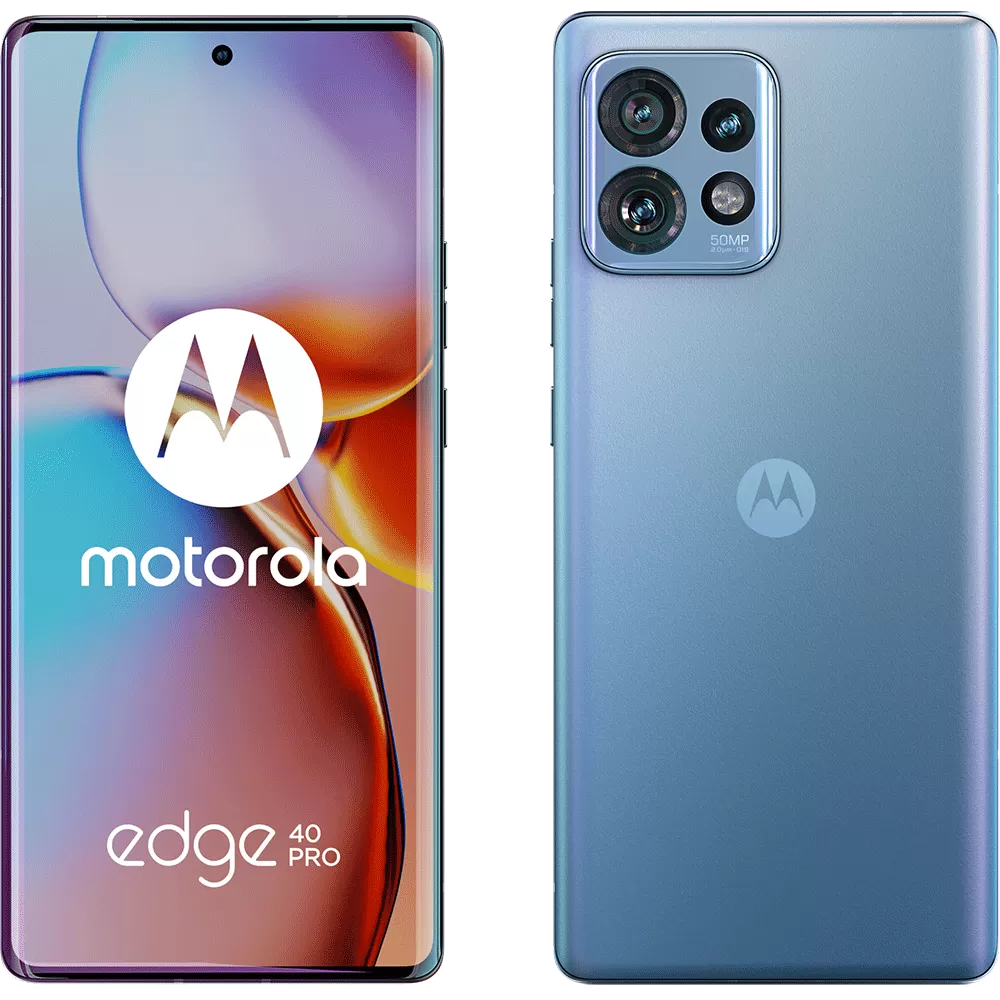 Telefon mobil Motorola edge 40 pro 256gb flash 12gb ram single sim 5g lunar blue