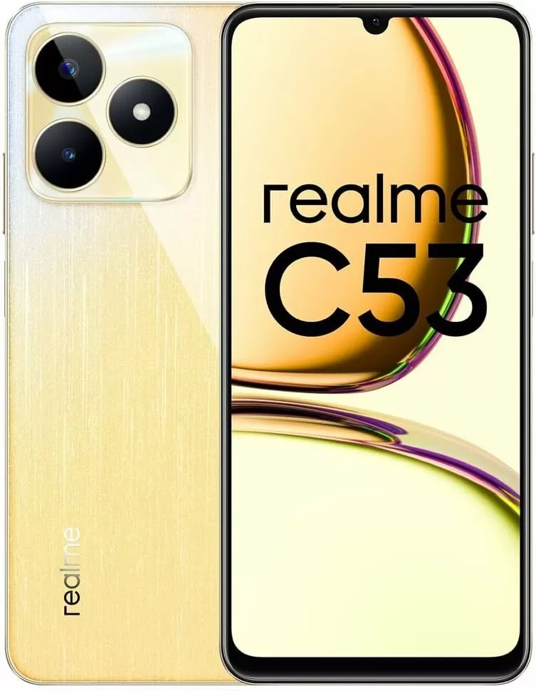 Telefon mobil realme c53 128gb flash 6gb ram dual sim 4g champion gold