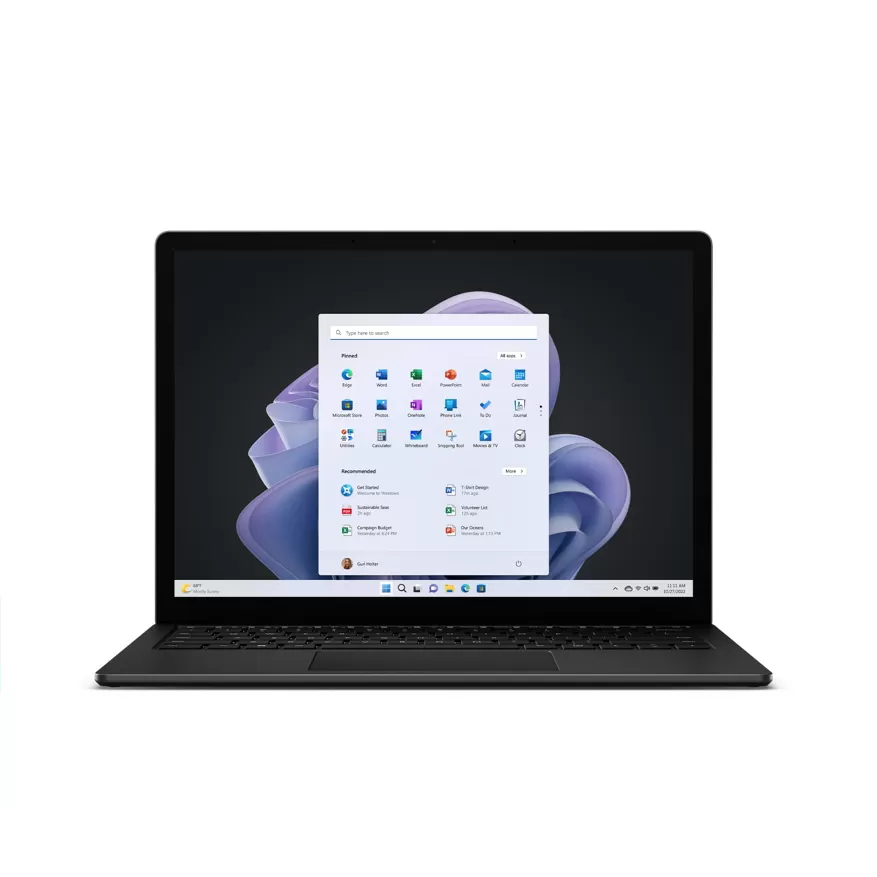 Ultrabook Microsoft surface laptop 5 15 touch intel core i5-1235u ram 8gb ssd 512gb windows 11 home negru