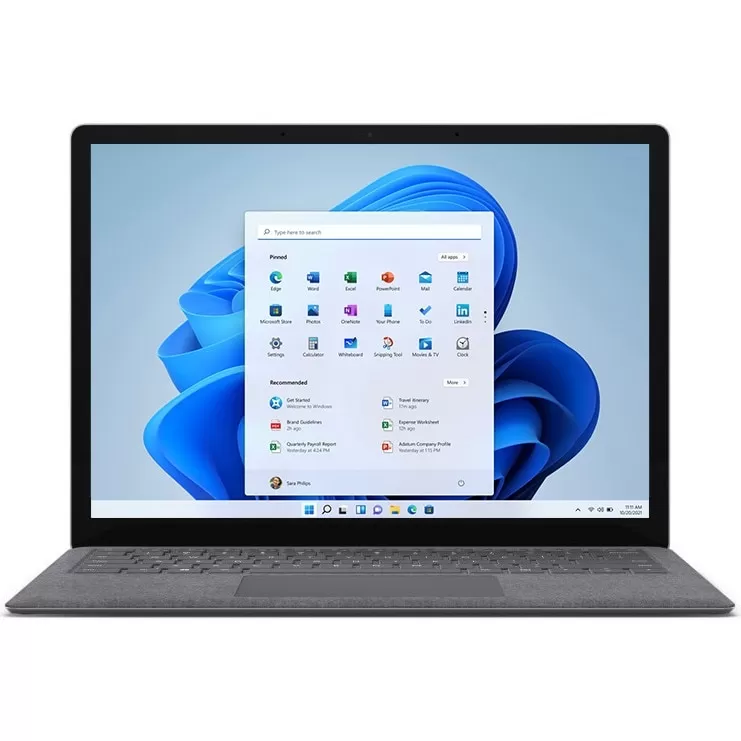 Ultrabook Microsoft surface laptop 5 15 touch intel core i5-1235u ram 8gb ssd 256gb windows 11 home argintiu