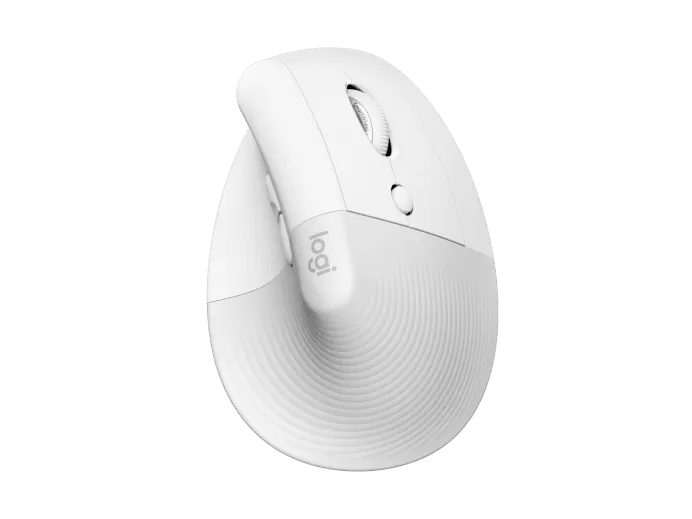 Mouse logitech lift for mac vertical ergonomic off white/pale gray
