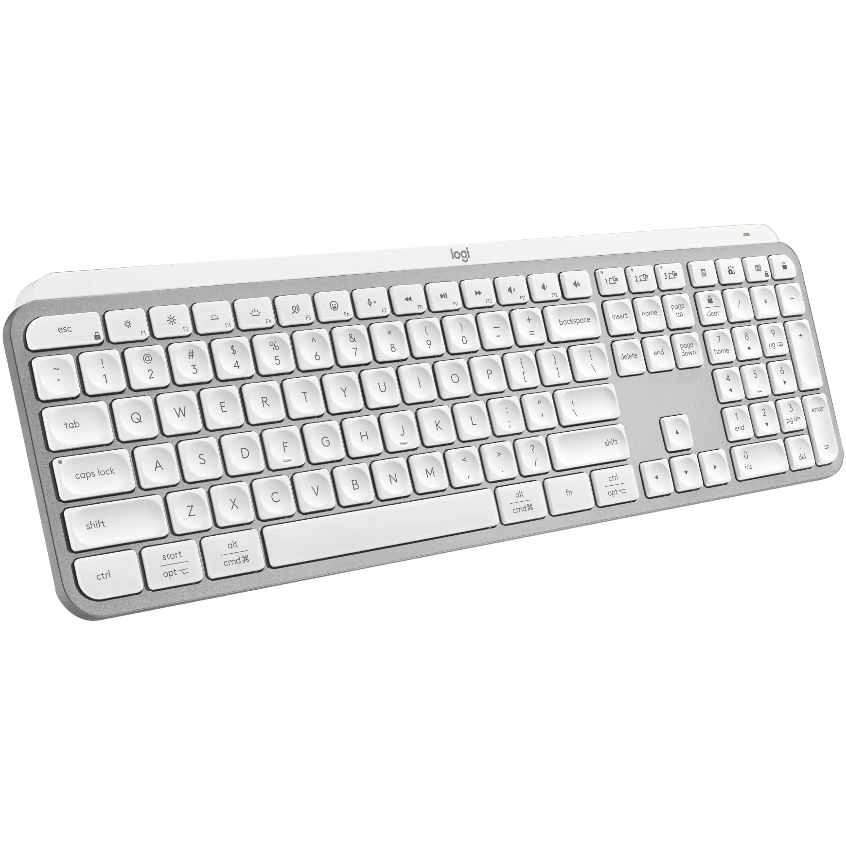 Tastatura logitech mx keys s layout us pale gray