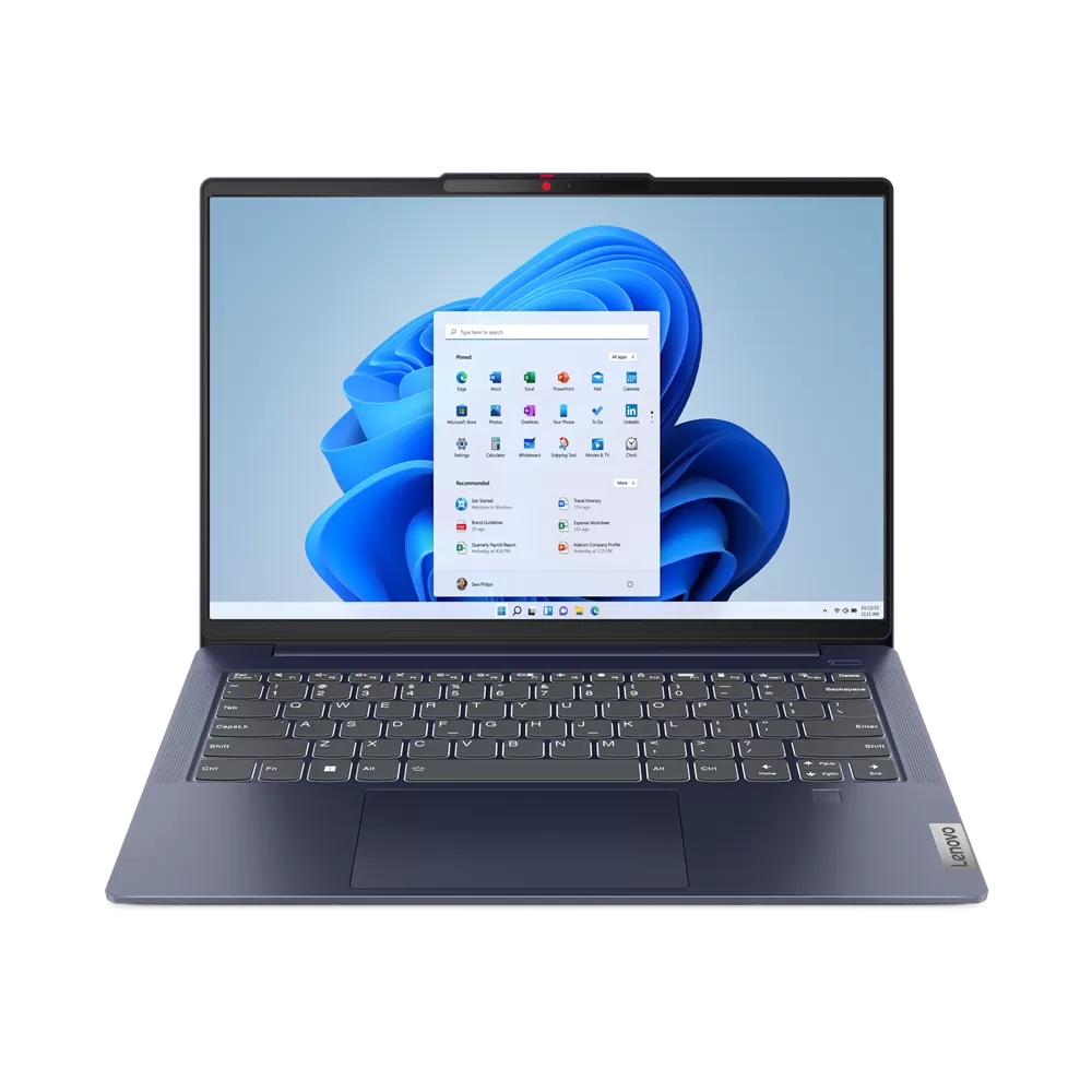 Notebook Lenovo ideapad slim 5 14abr8 14 wuxga oled amd ryzen 5 7530u ram 16gb ssd 512gb no os albastru