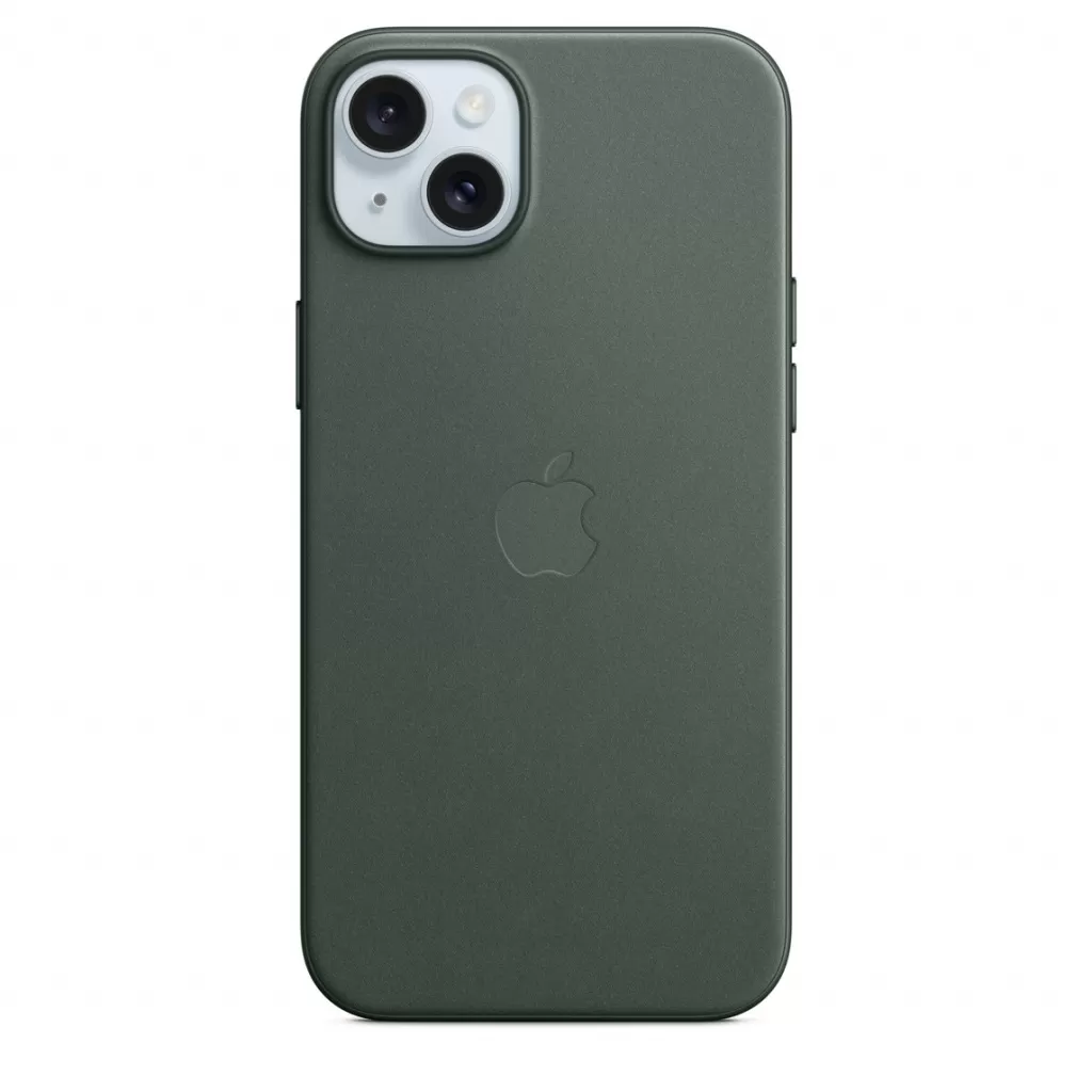 Husa de protectie apple finewoven cu magsafe pentru iphone 15 plus evergreen