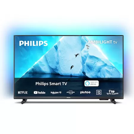 Televizor led philips smart tv 32pfs6908 80cm full hd negru