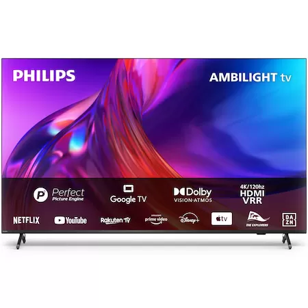 Televizor led philips smart tv 55pus8818 139cm 4k ultra hd negru