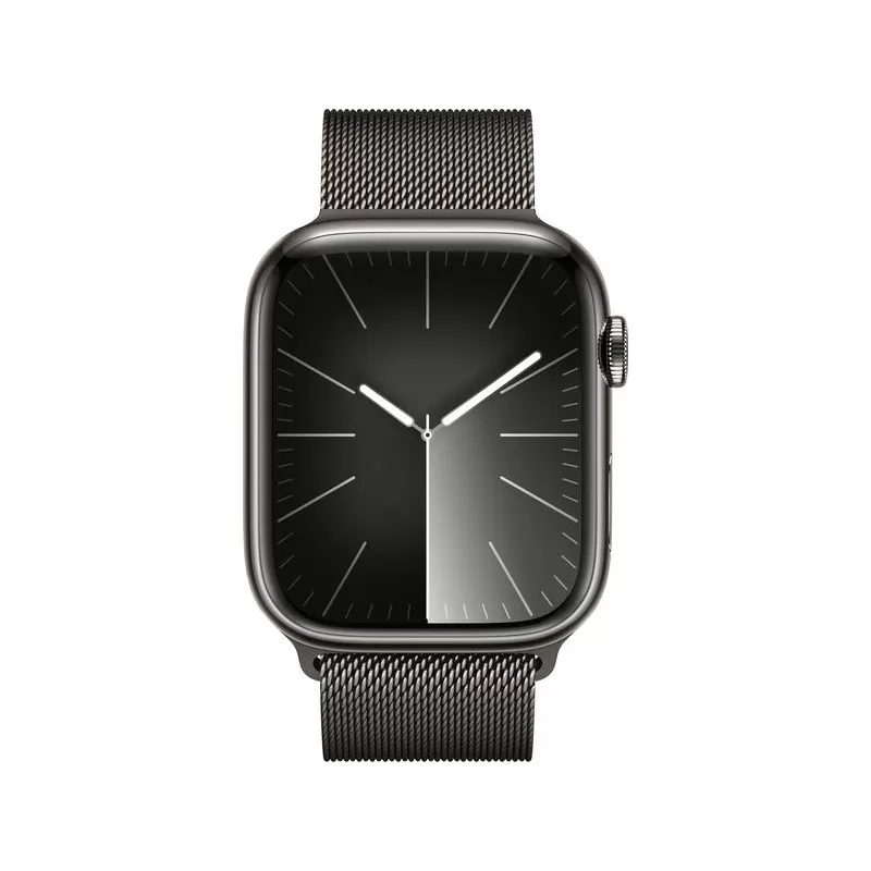 Smartwatch apple watch 9 gps + cellular 45mm carcasa stainless steel graphite bratara graphite milanese
