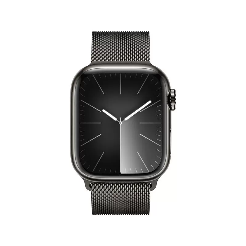 Smartwatch apple watch 9 gps + cellular 41mm carcasa graphite stainless steel bratara graphite milanese
