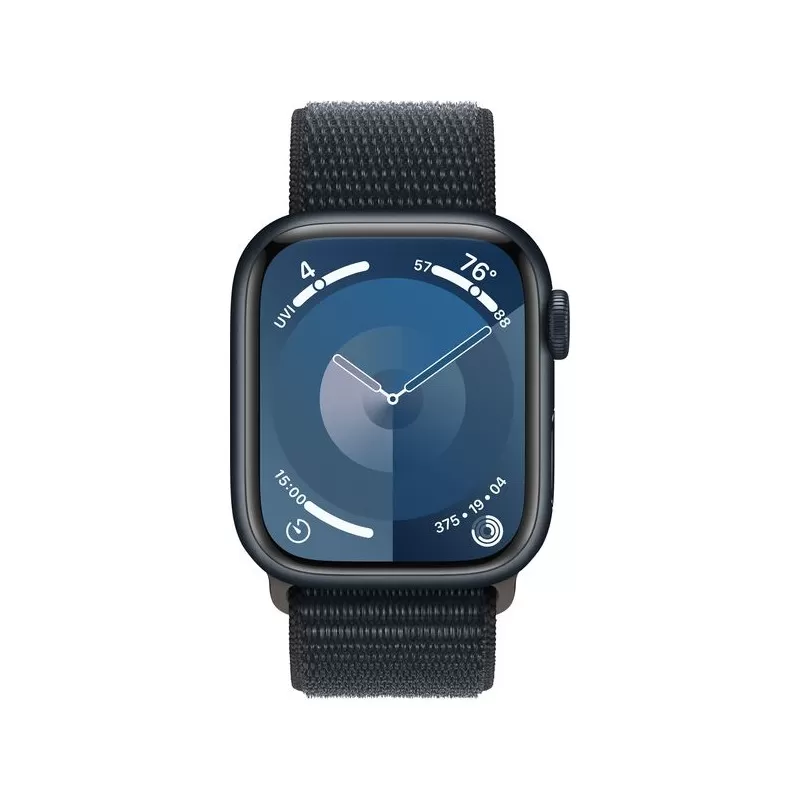 Smartwatch apple watch 9 gps + cellular 45mm carcasa midnight aluminium bratara midnight sport