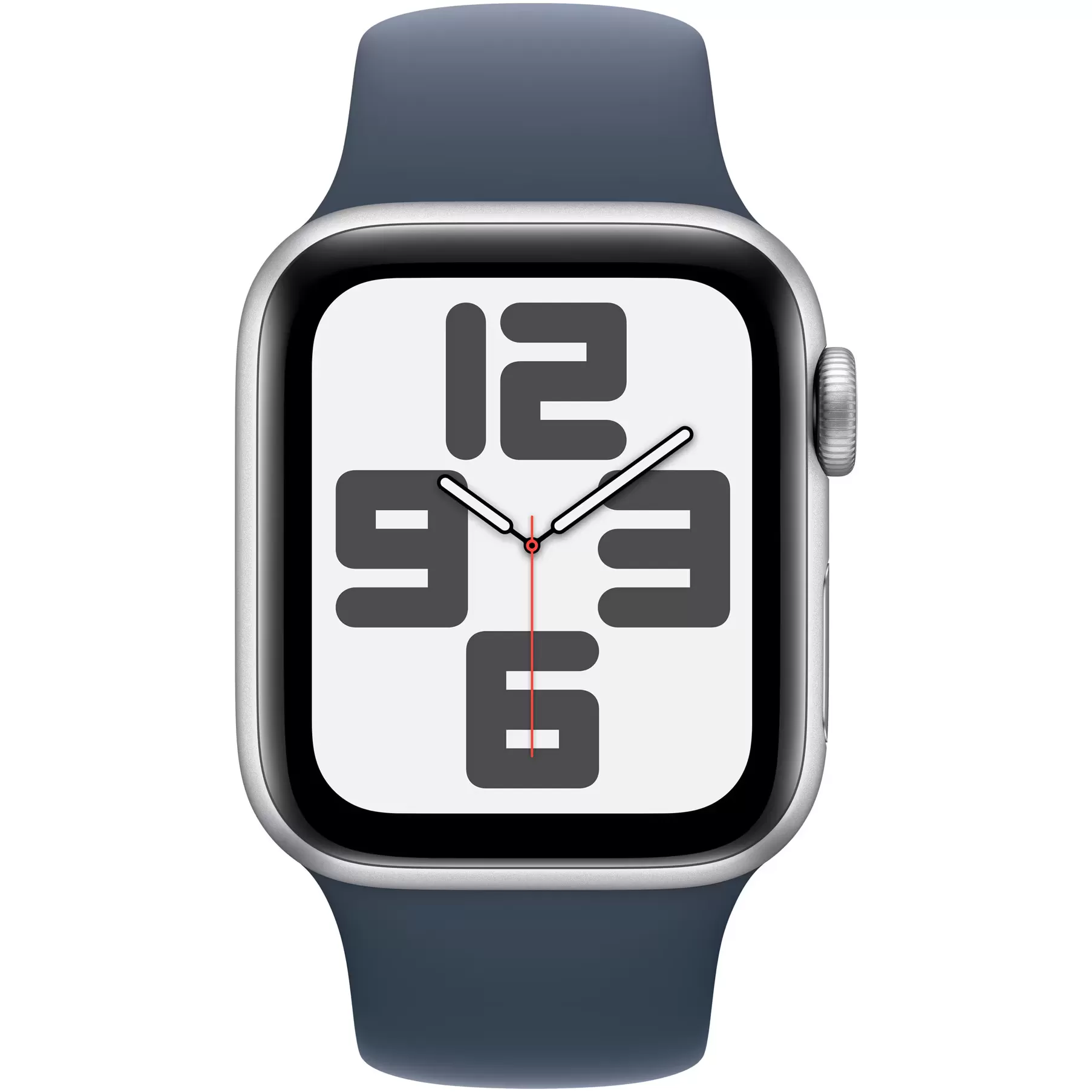 Smartwatch Apple Watch SE GPS + Cellular 40mm Carcasa Silver Aluminium Bratara Storm Blue Sport - M/L