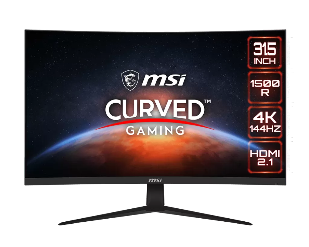 Monitor LED MSI G321CU, 31.5 , Curbat, 4K Ultra HD, 1ms, Negru
