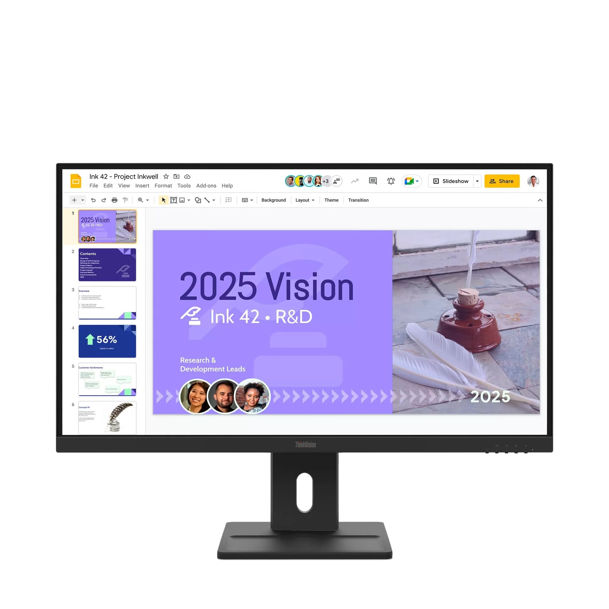 Monitor LED Lenovo ThinkVision E27Q-40  27"  QHD  100Hz  6ms  Raven Black