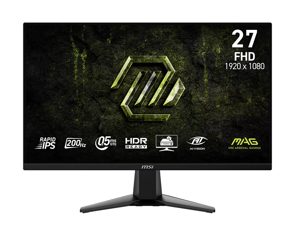 Monitor LED MSI MAG 275F E20  27"  Full HD  200Hz  0.5ms  Black