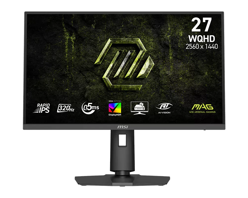 Monitor LED MSI MAG 274QPF X32  27"  WQHD  320Hz  0.5ms  Black