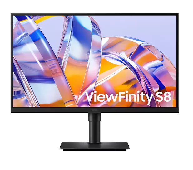 Monitor LED Samsung ViewFinity S8 S80UH LS27H800UAUXEN  27"  4K Ultra HD  60Hz  5ms  Black