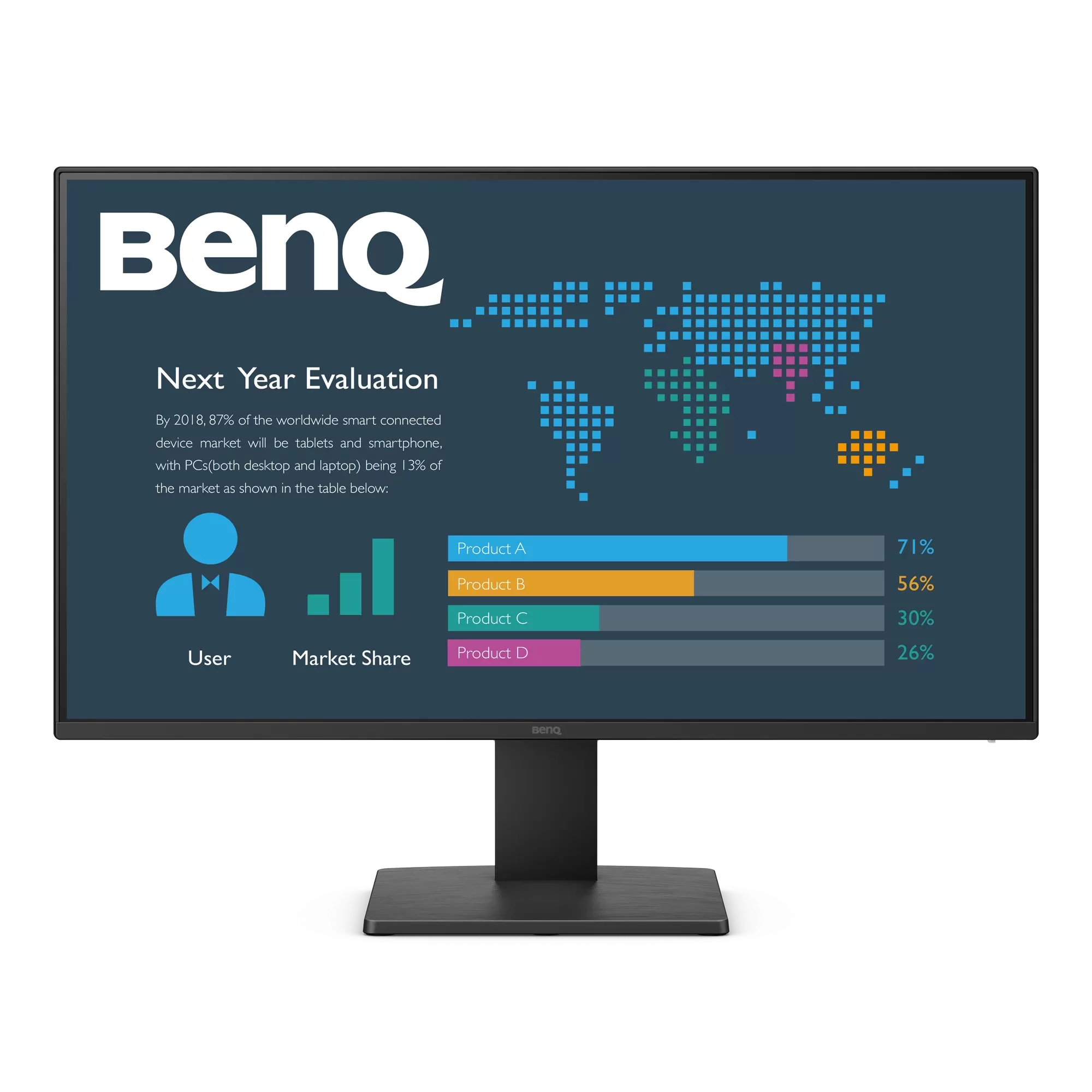 Monitor LED BenQ BL2491P  23.8"  Full HD  120Hz  5ms  Black