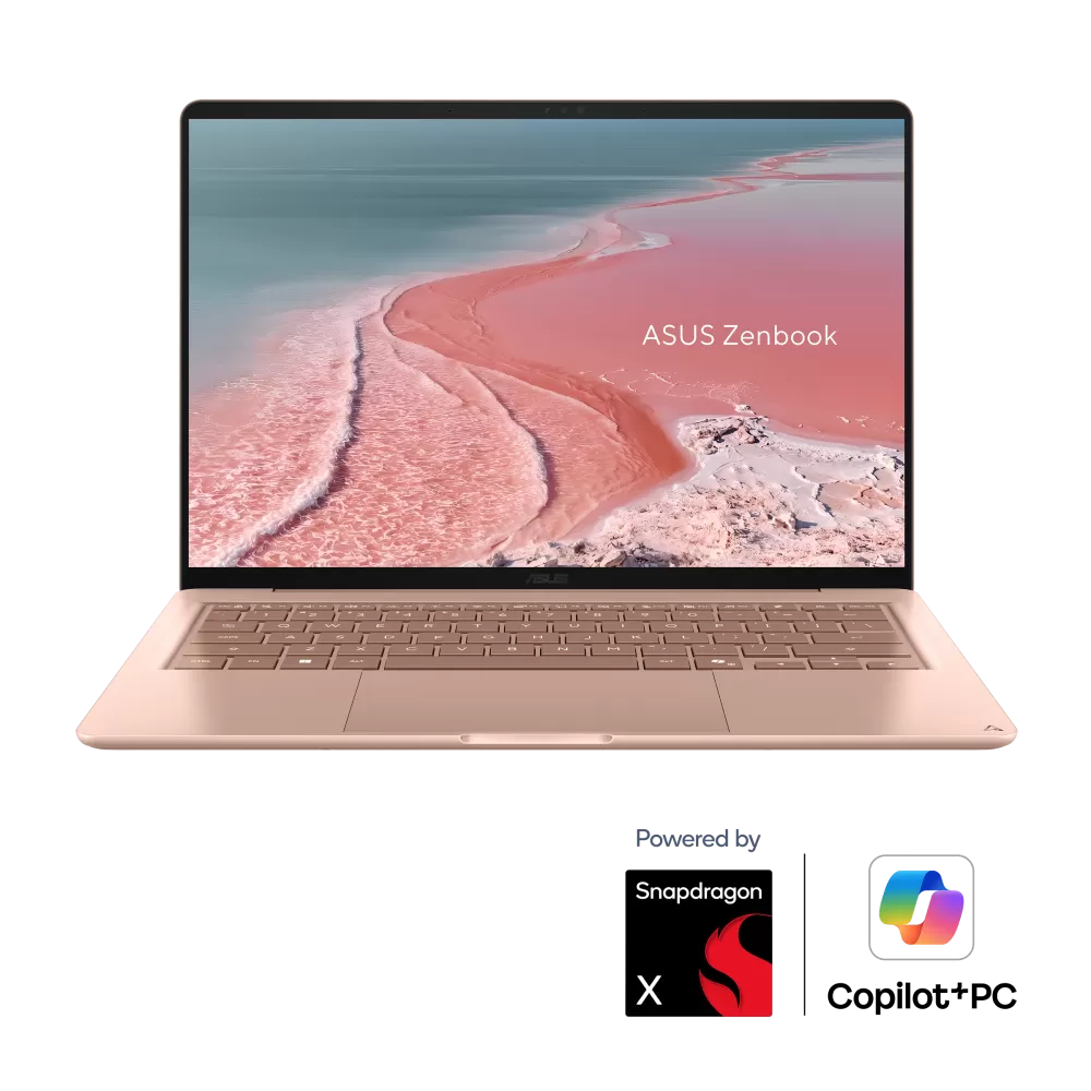 Ultrabook Asus ZenBook UX3480QA  14" WUXGA OLED 300nits  Snapdragon X X1 26 100  RAM 16GB  SSD 512GB  Windows 11 Home  Komodo Coral  fara incarcator