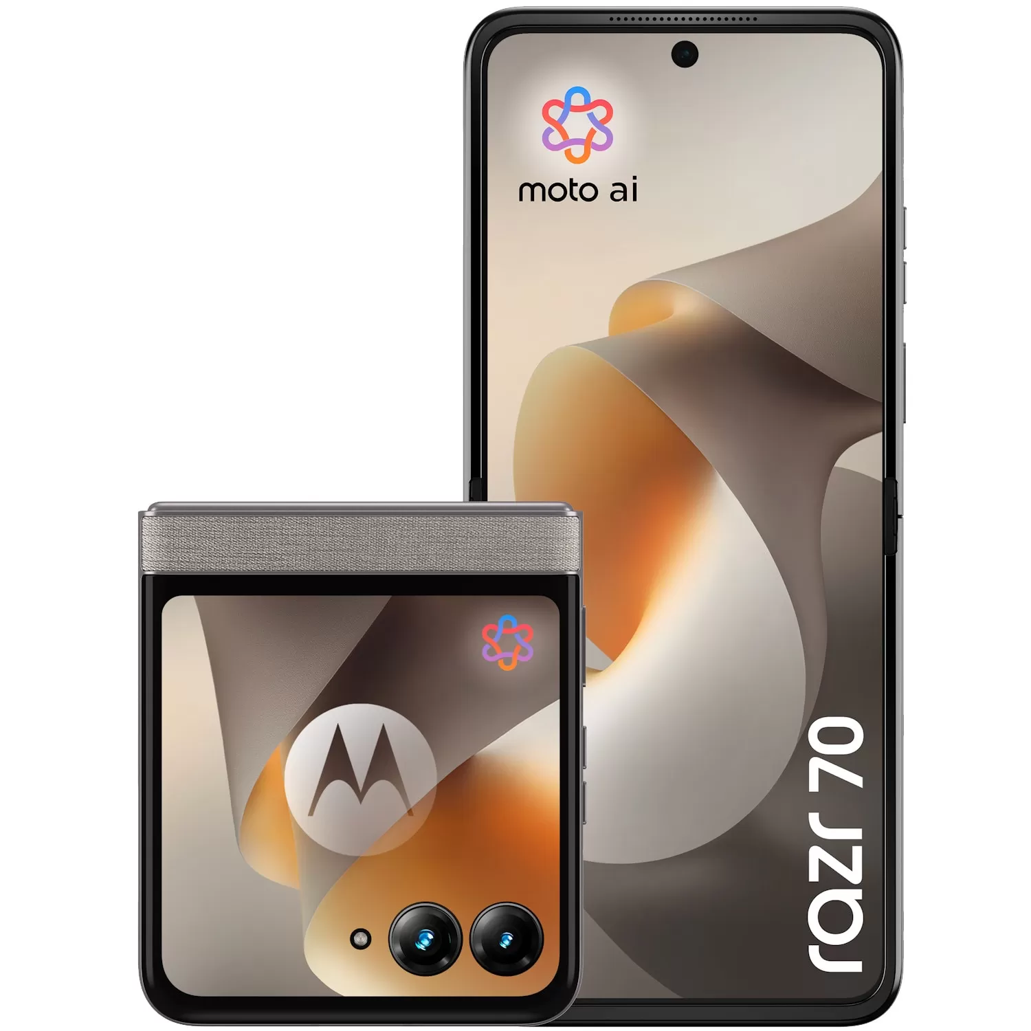 Telefon Mobil Motorola razr 70  256GB Flash  8GB RAM  Nano SIM + eSIM  5G  Pantone Hematite