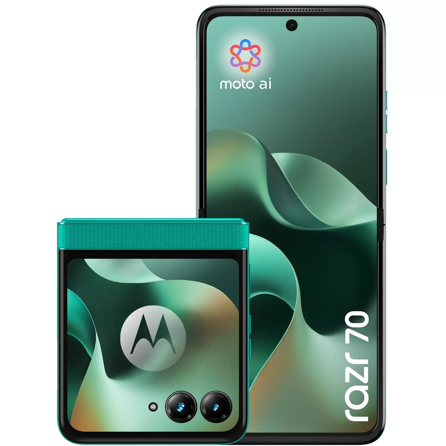 Telefon Mobil Motorola razr 70  256GB Flash  8GB RAM  Nano SIM + eSIM  5G  Pantone Sporting Green