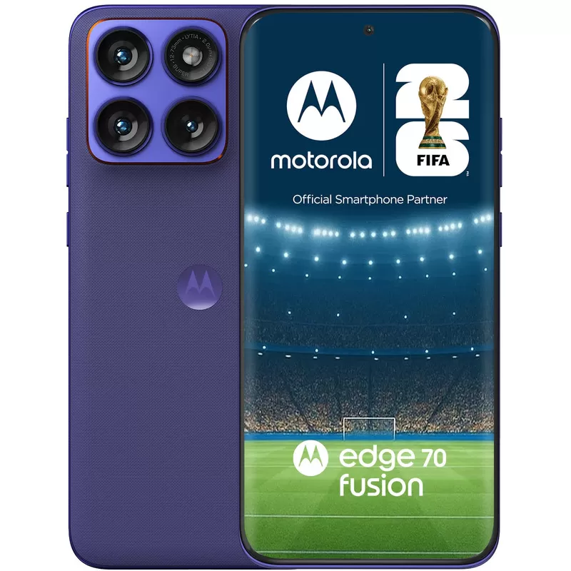 Telefon Mobil Motorola Edge 70 Fusion  256GB Flash  8GB RAM  7000mAh  Nano SIM + eSIM  5G  Pantone Orient Blue