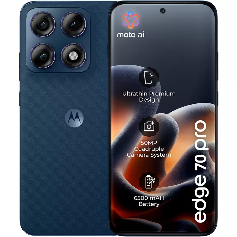 Telefon Mobil Motorola Edge 70 Pro  256GB Flash  8GB RAM  Nano SIM + eSIM  5G  Pantone Titan