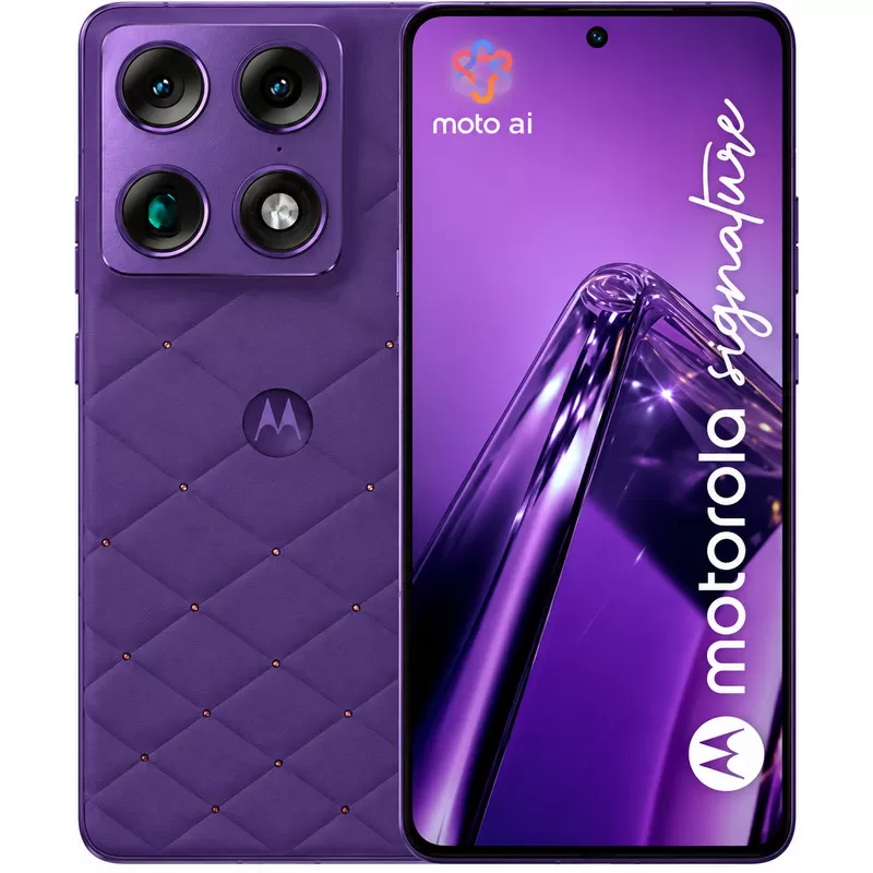 Telefon Mobil Motorola Signature Swarovski Edition  512GB Flash  16GB RAM  5G  Pantone Violet Indigo